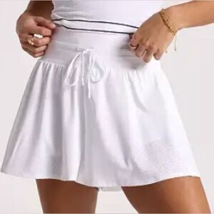 Athletic White Women's Skorts